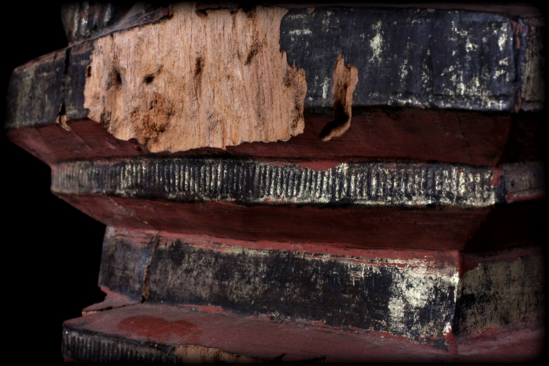 Extremely Rare 18C Wood Burma Shan Buddha #BB271